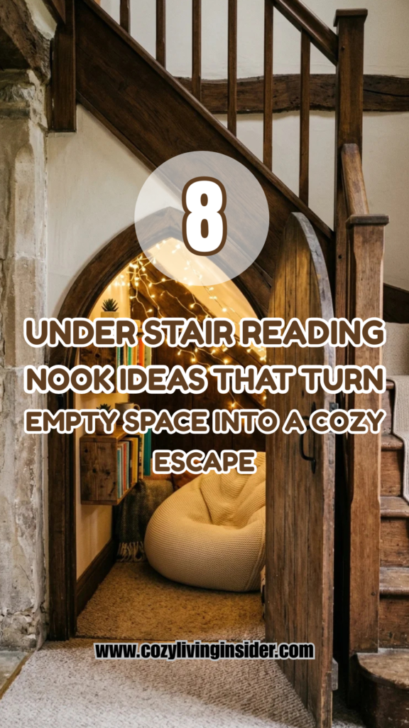 8 Under Stair Reading Nook Ideas That Turn Empty Space Into a Cozy Escape
