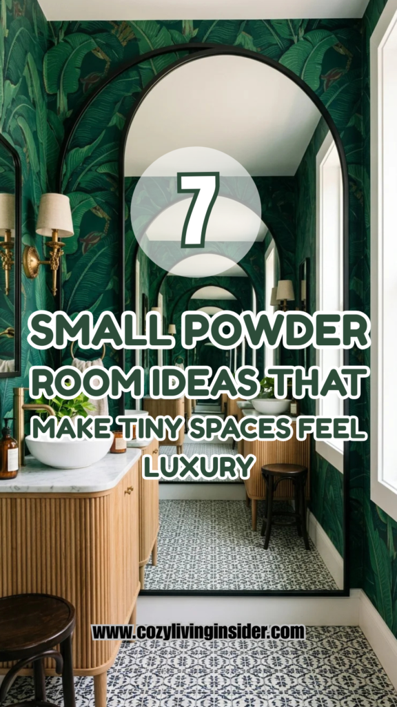 7 Small Powder Room Ideas That Make Tiny Spaces Feel Luxury