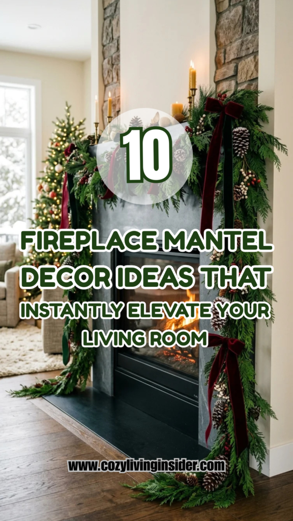 10 Fireplace Mantel Decor Ideas That Instantly Elevate Your Living Room