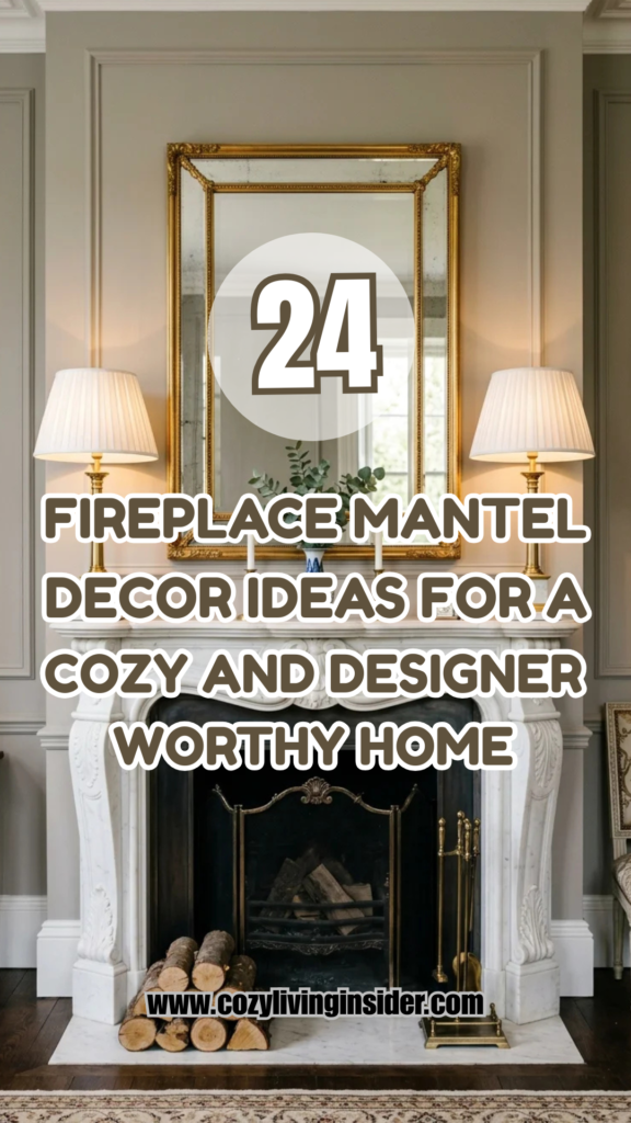 24 Fireplace Mantel Decor Ideas for a Cozy and Designer-Worthy Home