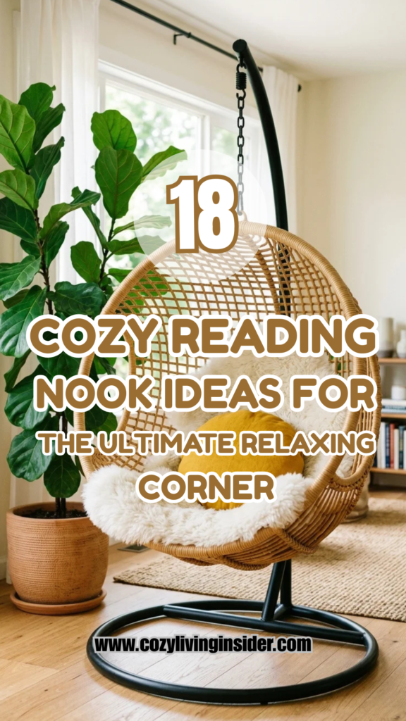 18 Cozy Reading Nook Ideas for the Ultimate Relaxing Corner