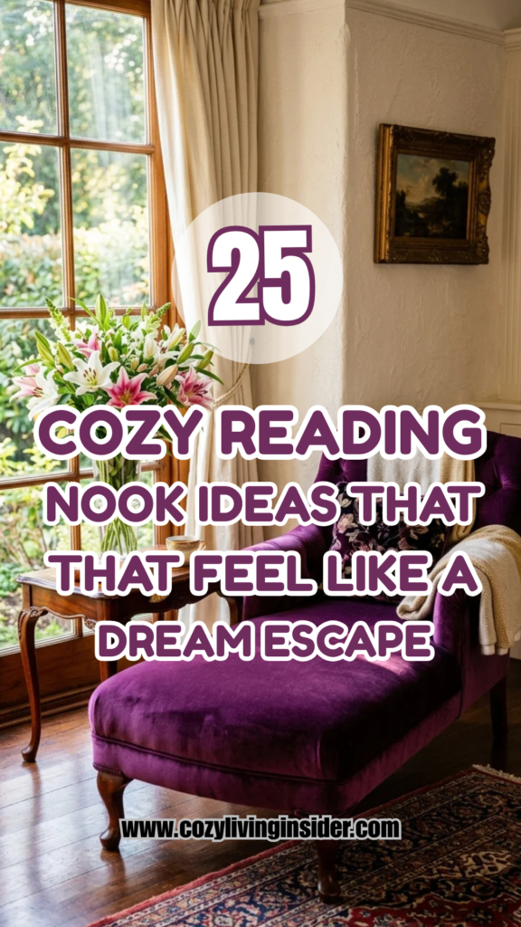 25 Cozy Reading Nook Ideas That Feel Like a Dream Escape