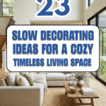 23 Slow Decorating Ideas for a Cozy, Timeless Living Space