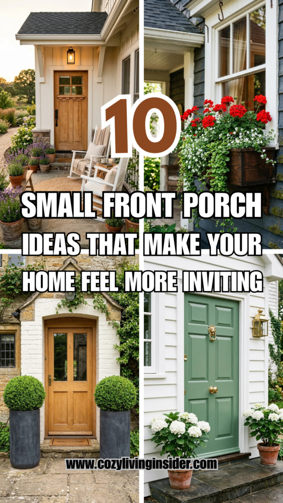 10 Small Front Porch Ideas That Make Your Home Feel More Inviting