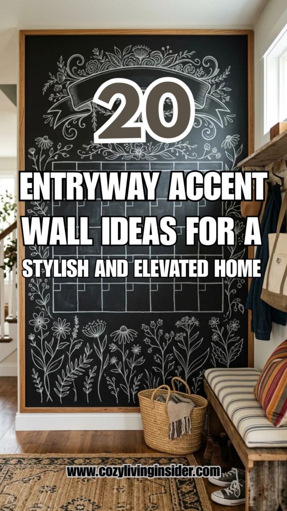 20 Entryway Accent Wall Ideas for a Stylish and Elevated Home