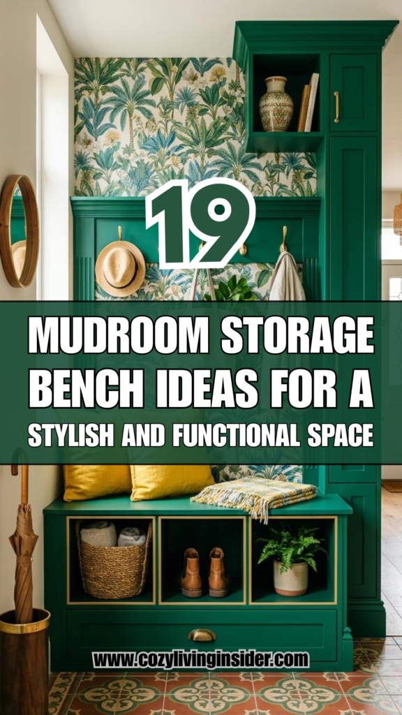 19 Mudroom Storage Bench Ideas for a Stylish and Functional Space