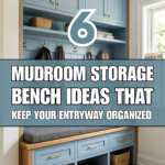 6 Mudroom Storage Bench Ideas That Keep Your Entryway Organized