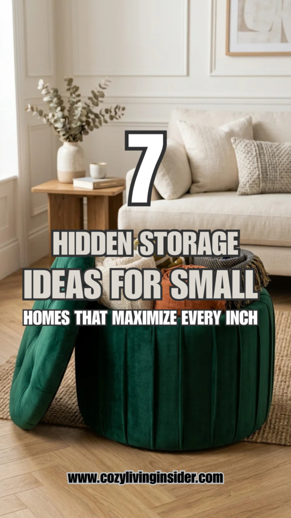 7 Hidden Storage Ideas for Small Homes That Maximize Every Inch