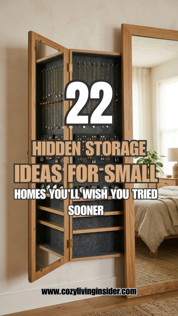 22 Hidden Storage Ideas for Small Homes You’ll Wish You Tried Sooner