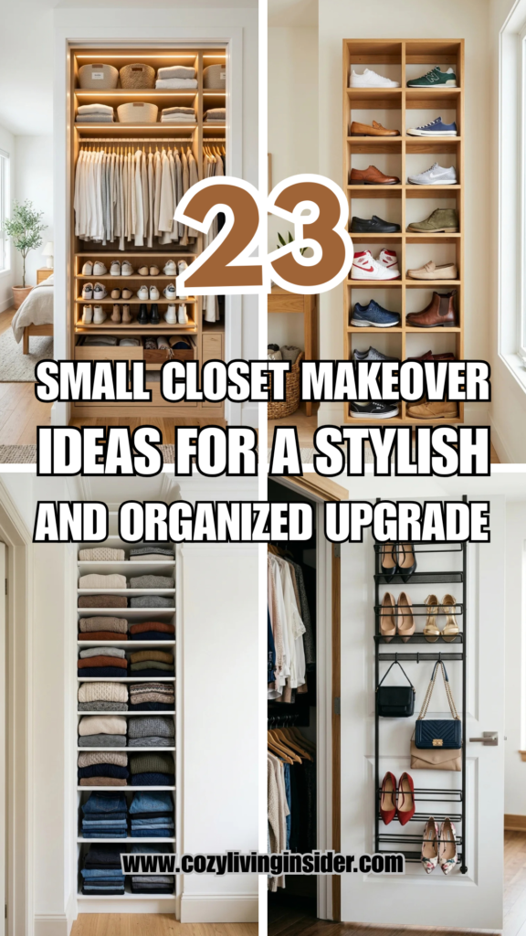 23 Small Closet Makeover Ideas for a Stylish and Organized Upgrade