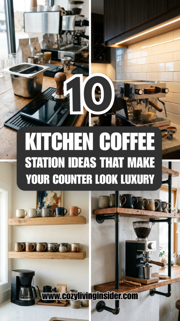 10 Kitchen Coffee Station Ideas That Make Your Counter Look Luxury