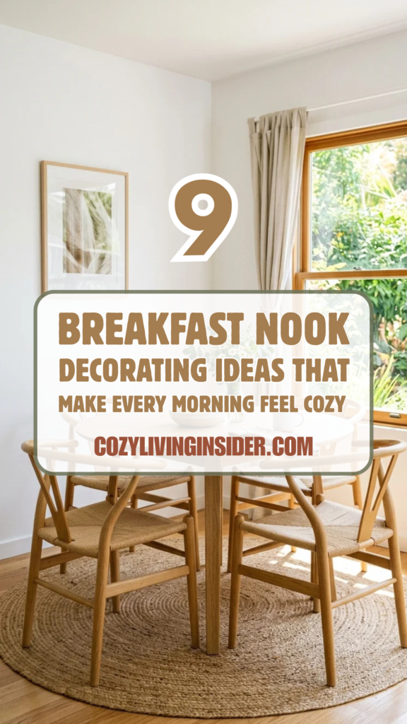9 Breakfast Nook Decorating Ideas That Make Every Morning Feel Cozy