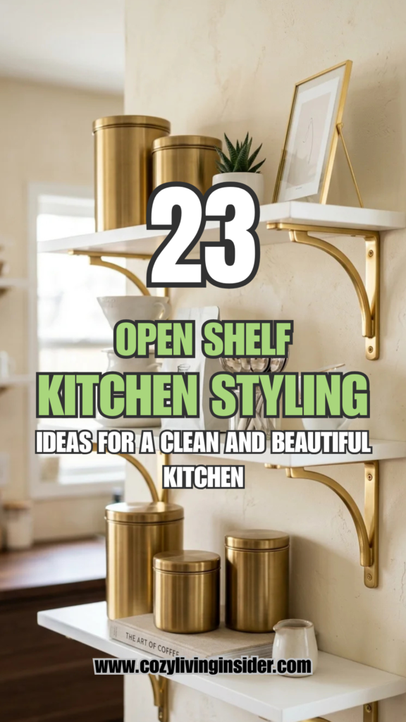 23 Open Shelf Kitchen Styling Ideas for a Clean and Beautiful Kitchen
