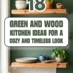 18 Green and Wood Kitchen Ideas for a Cozy and Timeless Look