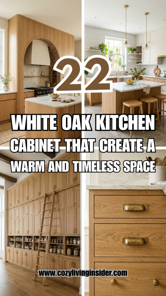 22 White Oak Kitchen Cabinets That Create a Warm and Timeless Space