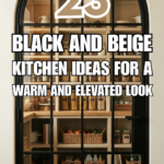 23 Black and Beige Kitchen Ideas for a Warm and Elevated Look