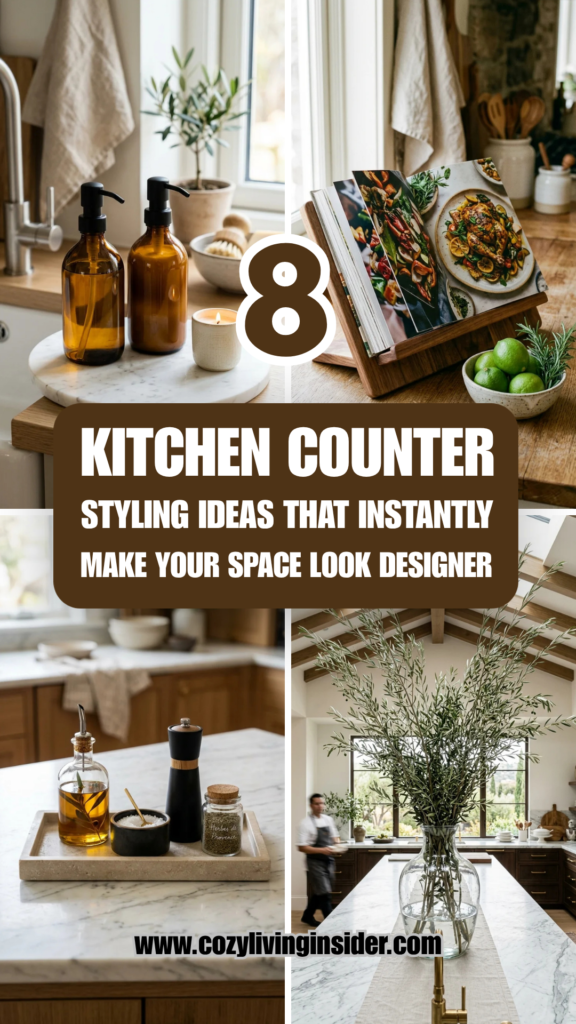 8 Kitchen Counter Styling Ideas That Instantly Make Your Space Look Designer