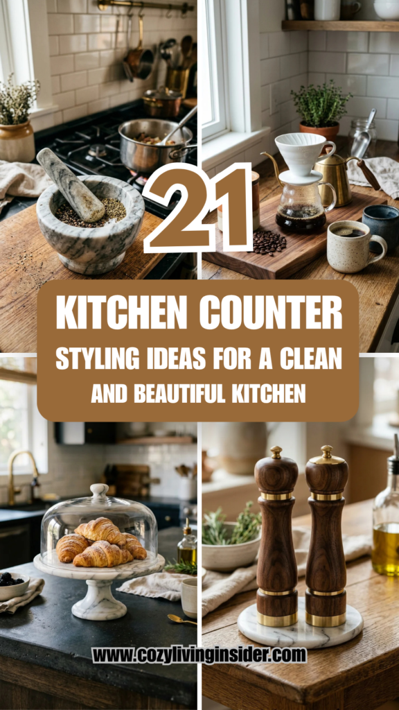 21 Kitchen Counter Styling Ideas for a Clean and Beautiful Kitchen