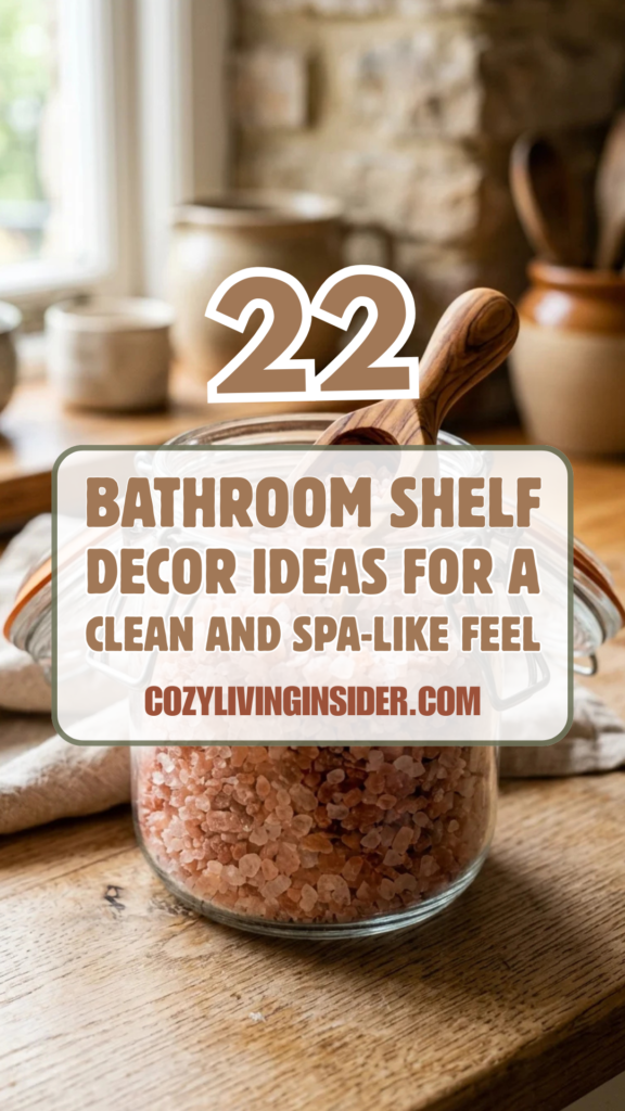 22 Bathroom Shelf Decor Ideas for a Clean and Spa-Like Feel