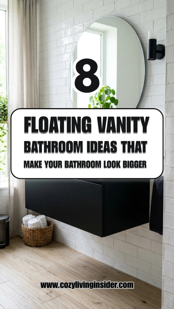 8 Floating Vanity Bathroom Ideas That Make Your Bathroom Look Bigger