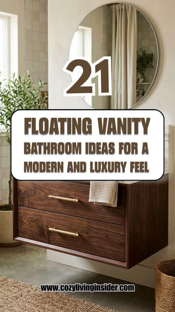21 Floating Vanity Bathroom Ideas for a Modern and Luxury Feel