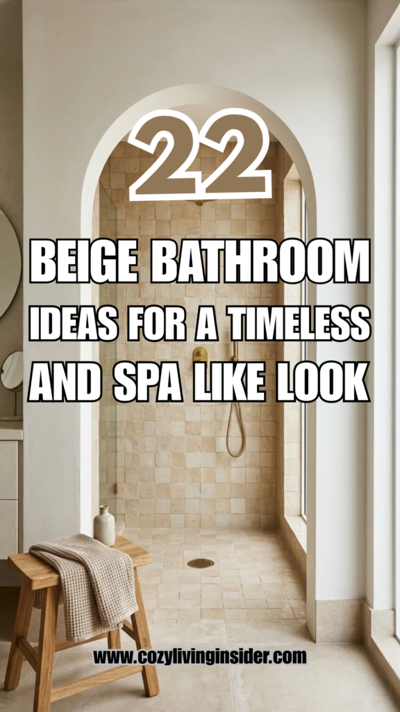 22 Beige Bathroom Ideas for a Timeless and Spa-Like Look
