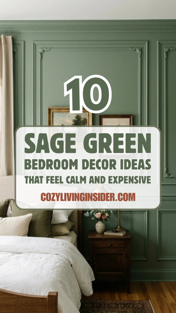 10 Sage Green Bedroom Decor Ideas That Feel Calm and Expensive