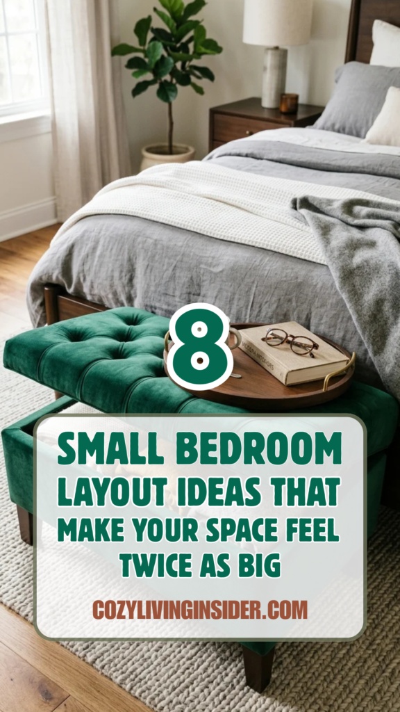 8 Small Bedroom Layout Ideas That Make Your Space Feel Twice as Big
