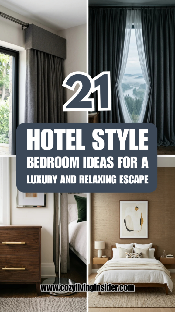 21 Hotel Style Bedroom Ideas for a Luxury and Relaxing Escape