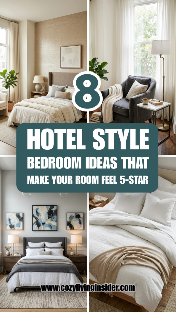 8 Hotel Style Bedroom Ideas That Make Your Room Feel 5-Star