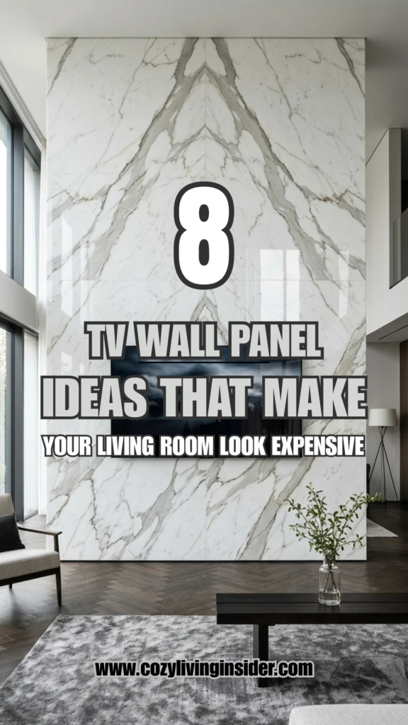 8 TV Wall Panel Ideas That Make Your Living Room Look Expensive