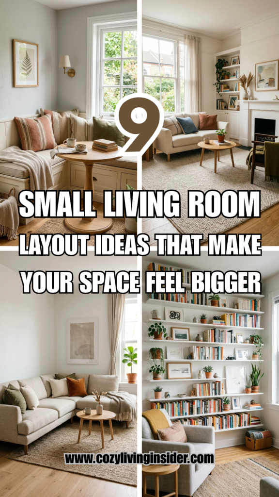 9 Small Living Room Layout Ideas That Make Your Space Feel Bigger