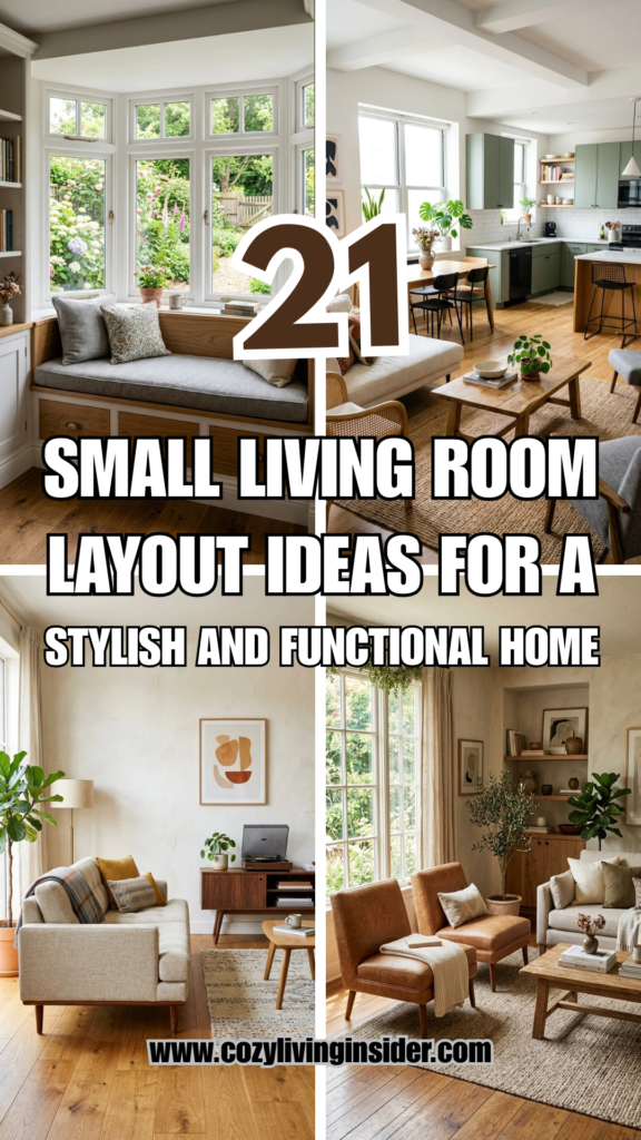 21 Small Living Room Layout Ideas for a Stylish and Functional Home