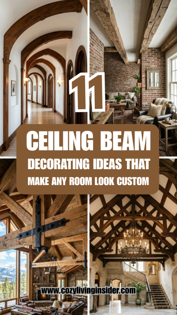 11 Ceiling Beam Decorating Ideas That Make Any Room Look Custom