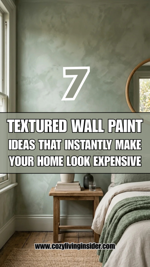 7 Textured Wall Paint Ideas That Instantly Make Your Home Look Expensive