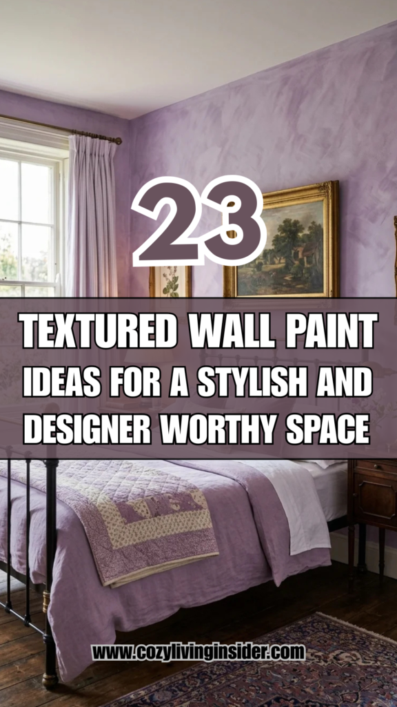 23 Textured Wall Paint Ideas for a Stylish and Designer-Worthy Space