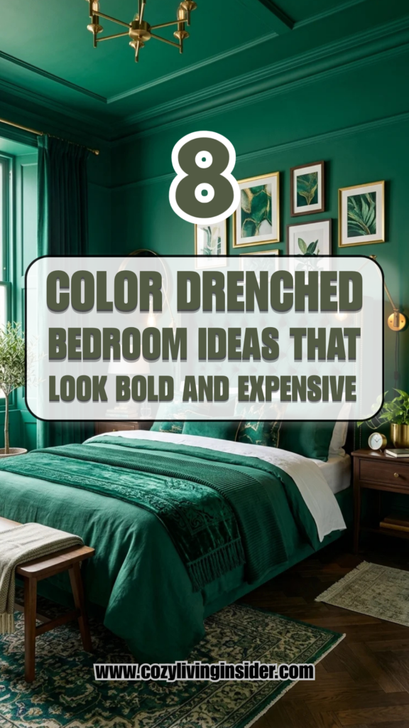 8 Color Drenched Bedroom Ideas That Look Bold and Expensive