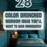 28 Color Drenched Bedroom Ideas You’ll Want to Save Immediately