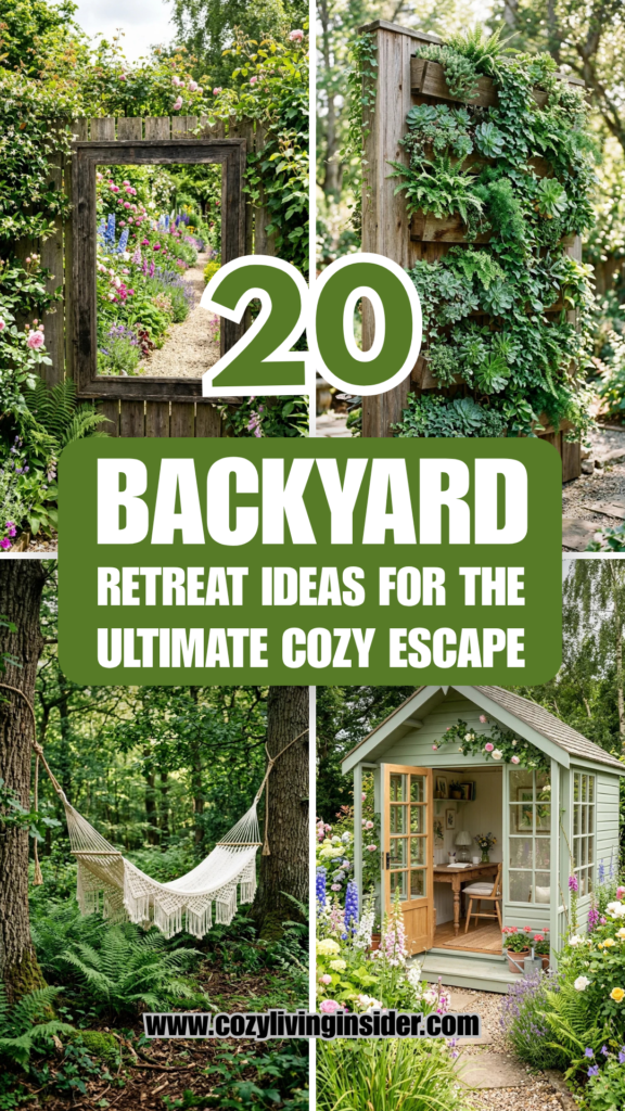 20 Backyard Retreat Ideas for the Ultimate Cozy Escape