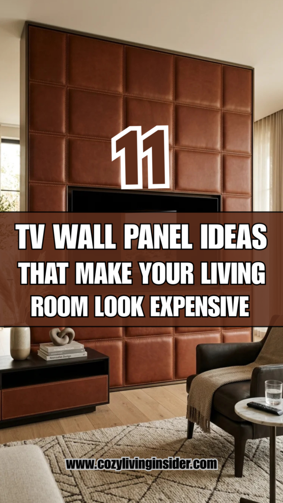 11 TV Wall Panel Ideas That Make Your Living Room Look Expensive