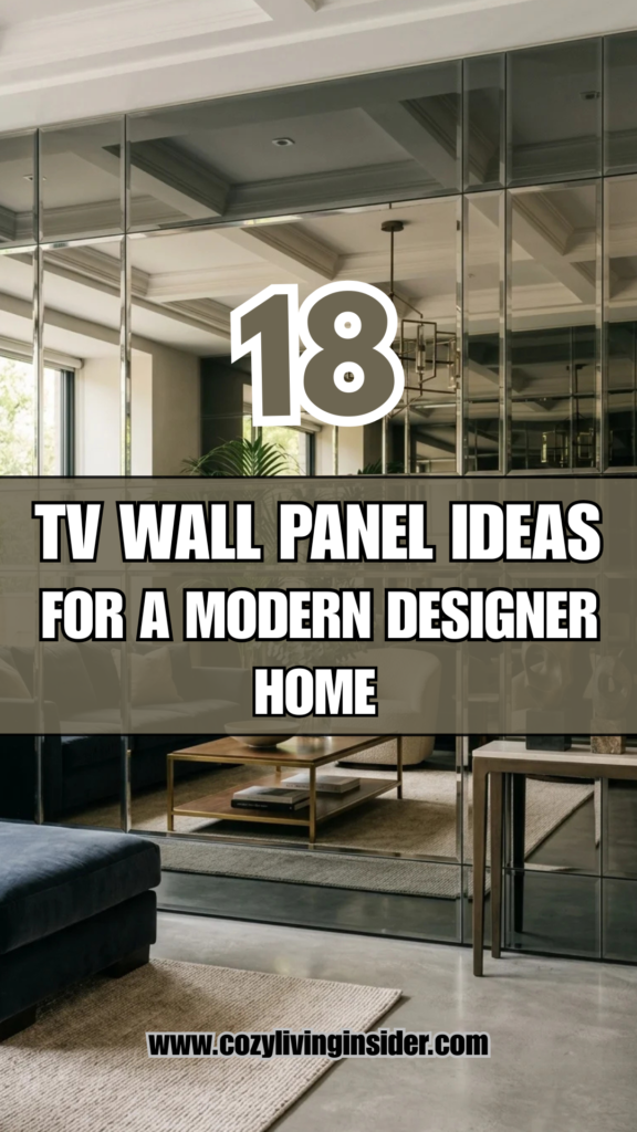 18 TV Wall Panel Ideas for a Modern Designer Home