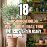 18 Mushroom Color Living Room Ideas That Feel Cozy and Elegant