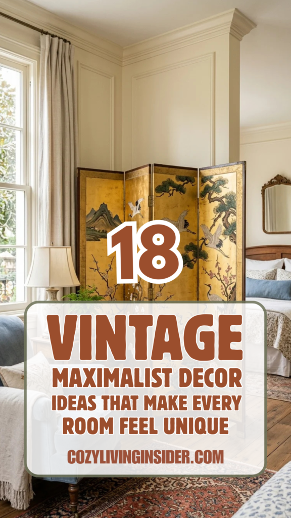 18 Vintage Maximalist Decor Ideas That Make Every Room Feel Unique