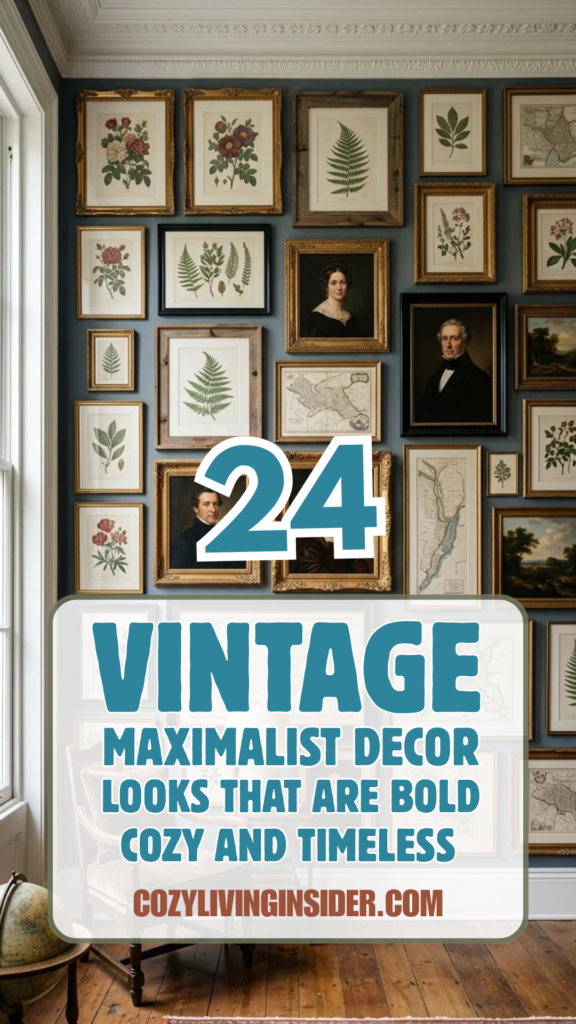 24 Vintage Maximalist Decor Looks That Are Bold, Cozy, and Timeless