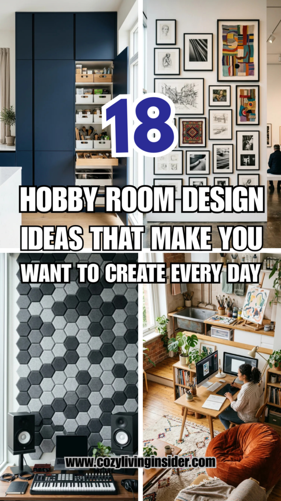 18 Hobby Room Design Ideas That Make You Want to Create Every Day