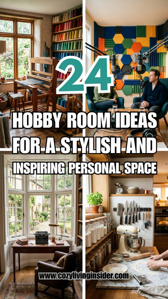 24 Hobby Room Ideas for a Stylish and Inspiring Personal Space