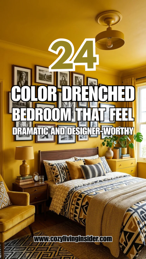 24 Color Drenched Bedrooms That Feel Dramatic and Designer-Worthy
