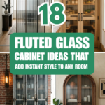 18 Fluted Glass Cabinet Ideas That Add Instant Style to Any Room