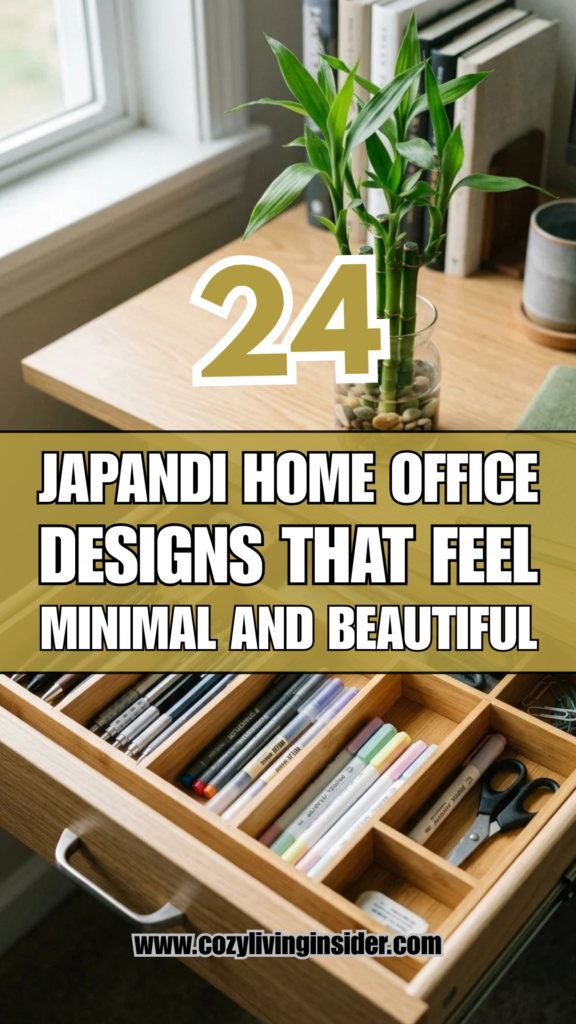 24 Japandi Home Office Designs That Feel Minimal and Beautiful