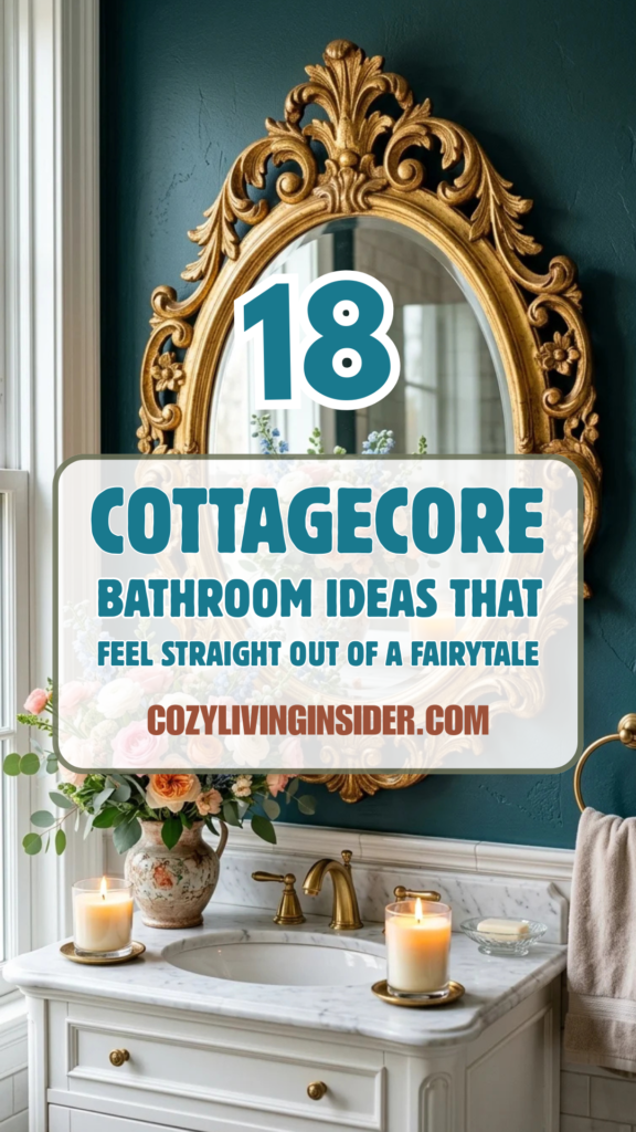 18 Cottagecore Bathroom Ideas That Feel Straight Out of a Fairytale